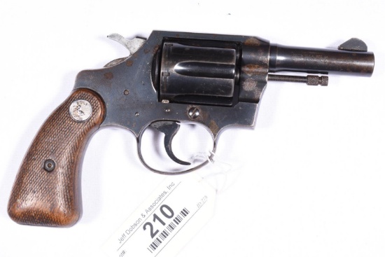 COLT DETECTIVE SPECIAL 38 CAL REVOLVER, SN 878960, 3 IN BARREL,  B34-P5