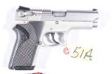 SMITH WESSON 3913TSW 9MM PISTOL, 2 MAGAZINES, SN MSE5080, USED, B34-P11