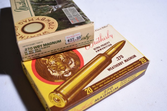 40 ROUNDS WEATHERBY 270 MAG
