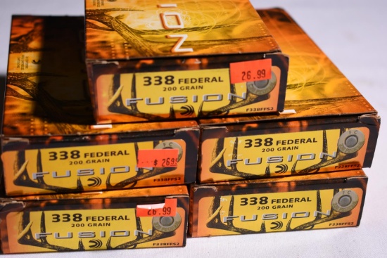 100 ROUNDS FEDERAL 338 - 200 GRAIN