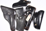 5 LEATHER PISTOL HOLSTERS