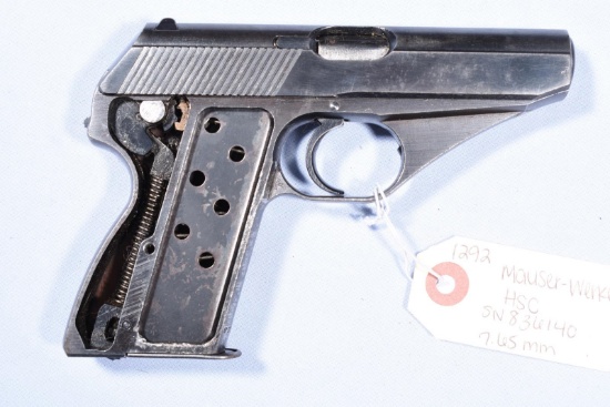 MAUSER HSC 7.65MM MISSING GRIP