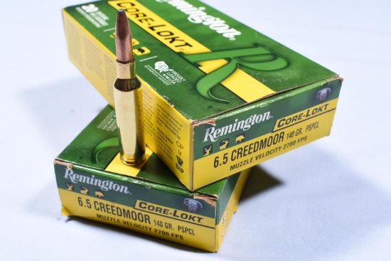40 ROUNDS REMINGTON 6.5 CREEDMOOR AMMO