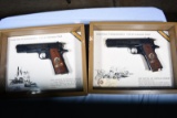 COLT 1911 WWI COMMERATIVE SN 3666CT & SN 3666-BW