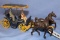 STANLEY TOYS HORSE DRAWN CARRIAGE 11.5 IN LONG