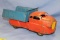UNKNOWN MAKER VINTAGE DUMP TRUCK, 13 IN LONG