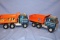 2 ETRL TRANSTAR DUMP TRUCKS, EACH 13 IN LONG