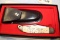 SCHRADE SCRIMSHAW KNIFE WITH SHEATH IN CASE