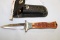 PARKER CUT CO EL DIABLO KNIFE W/SHEATH