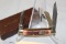 SCHRADE UNCLE HENRY 3 BLADE 807UH KNIFE IN BOX