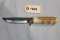 STAG HANDLE CUSTOM KNIFE OVER ALL LENGTH 9.5 IN