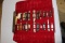 21 ASSORTED KNIVES IN FOLDING KNIFE CASE