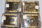 4 BRASS BELT BUCKELS, BIRD DOG, WINCHESTER,
