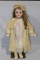 APPROX 34 IN S&H O/MOUTH, HUMAN HAIR & ANTIQUE CLO