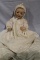 APPROX 14 IN KESTNER 211 SKIN WIG, ANTIQUE CLOTHES