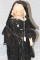 APPROX 20 IN ROSEBUD DOLL DRESSED AS NUN