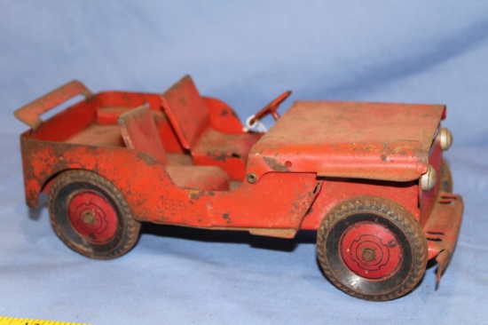 MARX WILLYS JEEP 11 IN LONG