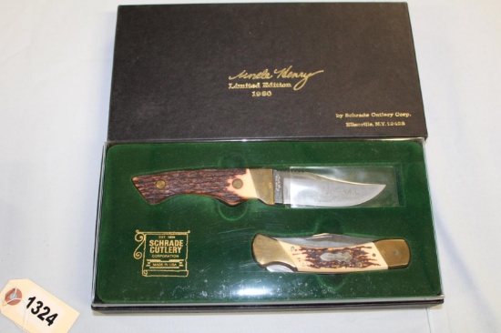 SCHRADE 1980 DIXIE COLLECTION IN CASE