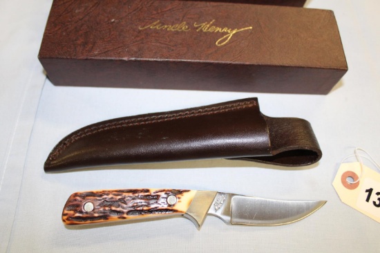 SCHRADE UNCLE HENRY 162 IN BOX W/ SHEATH