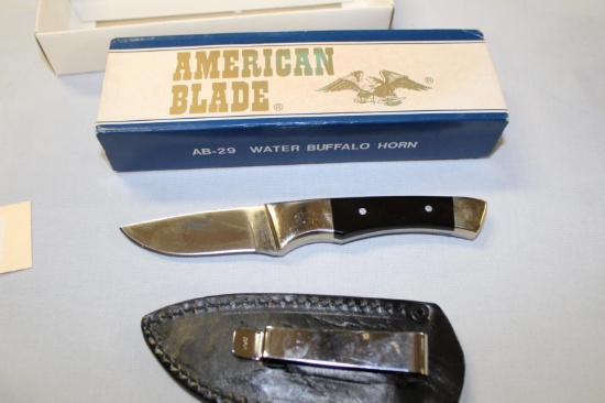 AMERICAN BLADE CHATT TN, AB-29 WATER BUFFALO HORN