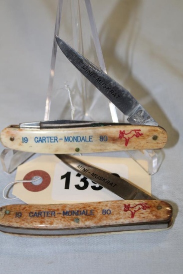 FROST CUTLERY MINI MUSKRAT 1980 CARTER MONDALE