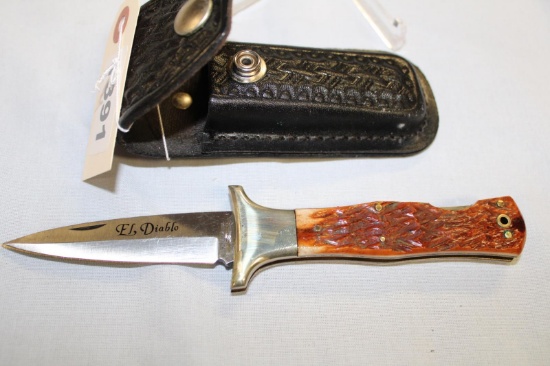 PARKER CUT CO EL DIABLO KNIFE W/SHEATH