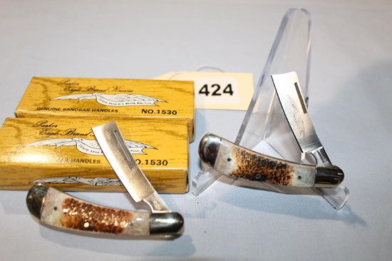 PARKER EAGLE BRAND 1530 KNIVES IN BOXES