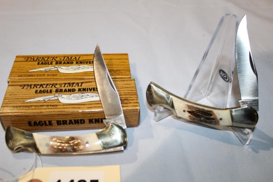 PARKER IMAI EAGLE BRAND K74 KNIVES IN BOXES
