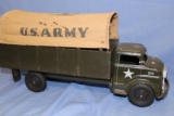 LUMAR MARX US ARMY CANVAS TOP TRUCK 19 IN LONG