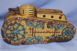 MARX TANK ,WIND UP NOT OPERATING CORRECTLY,