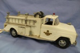 TONKA FIRE TRUCK, 17.5 IN LONG