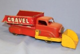 MARX SAND GRAVEL DUMP, 15 IN TALL