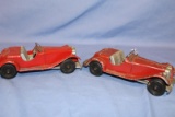 2 HUBBLEY KIDDIE TOYS, EACH 9 IN LONG