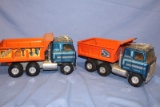 2 ETRL TRANSTAR DUMP TRUCKS, EACH 13 IN LONG