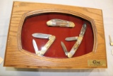 CASE 75TH ANNIVERSARY 3 KNIFE SET IN PRESENTATION