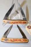 FROST CUTLERY MINI MUSKRAT 1980 REAGAN BUSH KNIVES