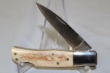 PARKER CUT CO LONGHORN SINGLE BLADE KNIFE
