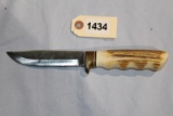STAG HANDLE CUSTOM KNIFE OVER ALL LENGTH 9.5 IN