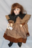 APPROX 20 IN S&H 1009, ANTIQUE CLOTHES, HUMAN HAIR