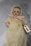 APPROX 11 IN AM 327 BABY, OPEN MOUTH, ANTIQUE