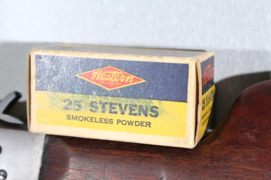 44 ROUNDS WESTERN 25 STEVENS AMMO