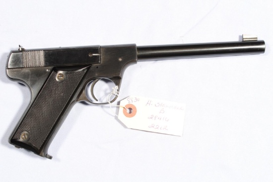 HI STANDARD B, SN 28416, 22 LR SEMI PISTOL,