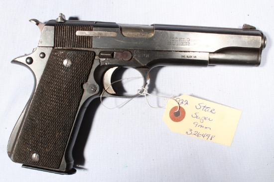STAR SUPER, SN 326498, 9MM LARGO, B40-P14