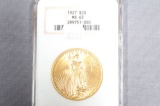 1927 $20 GOLD PIECE MS63 GRADE