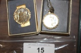 1943 LIBERTY 1/2 NECKLACE & MONEY CLIP