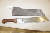 MILITARY MACHETE WITH SHEATH