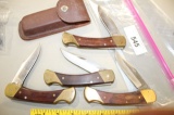 4 SCHRADE KNIVES