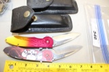 2 BUCK KNIFES & SHEATH