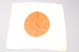 JAPANESE SILK FLAG  15 1/2 X 14