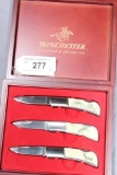 WINCHESTER LIMITED EDITION 2006 3 KNIFE SET